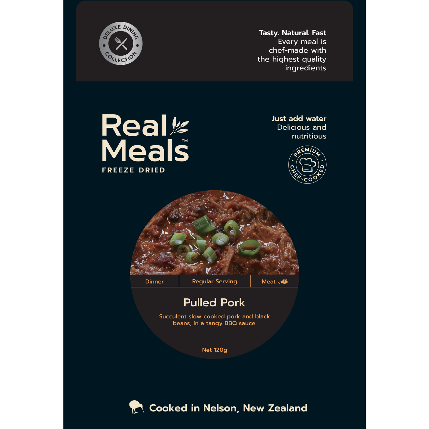 Real Meals Pulled Pork & Black Beans