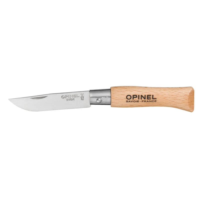 Opinel Stainless Steel Folding Knife (Multiple Sizes)