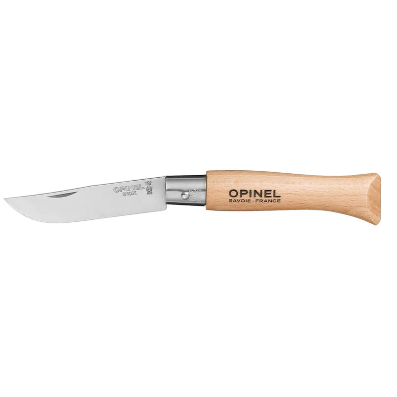 Opinel Stainless Steel Folding Knife (Multiple Sizes)