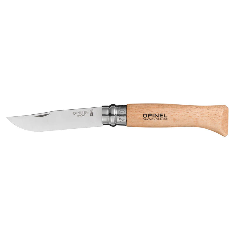 Opinel Stainless Steel Folding Knife (Multiple Sizes)