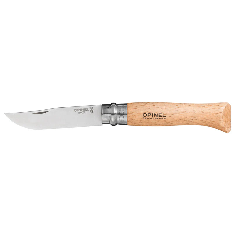 Opinel Stainless Steel Folding Knife (Multiple Sizes)