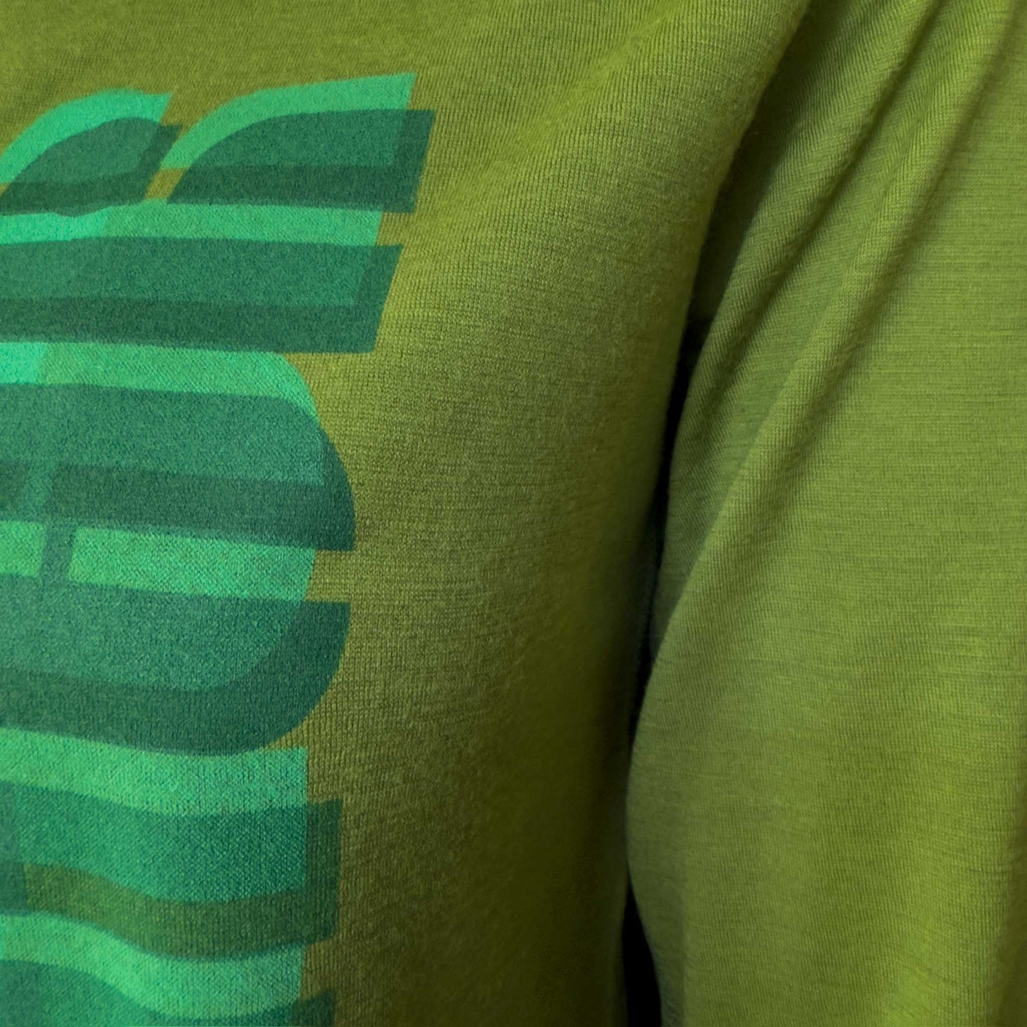 Yank Boyfriend Tee Long Sleeve - Green