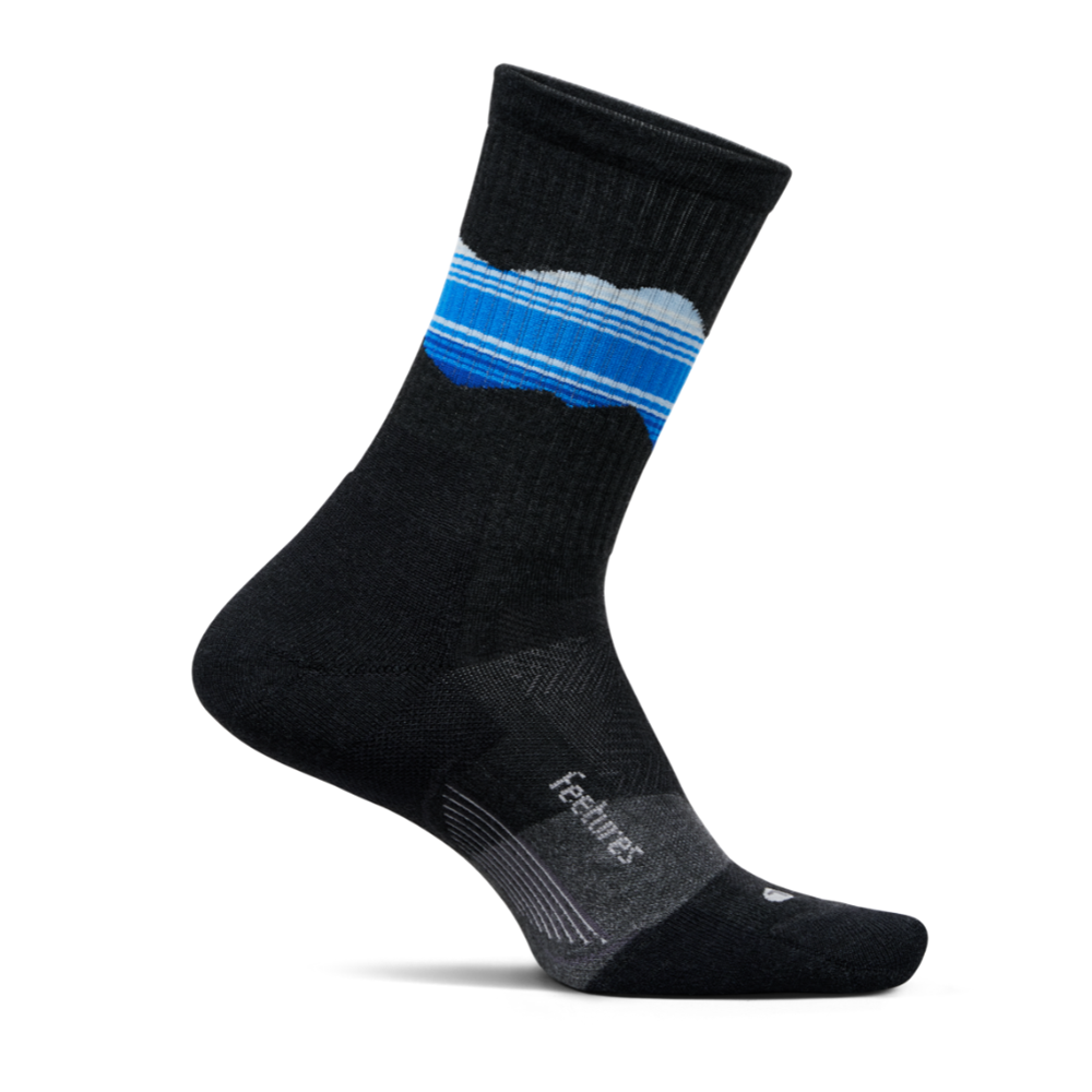Feetures Trail Max Cushion Mini-Crew Socks