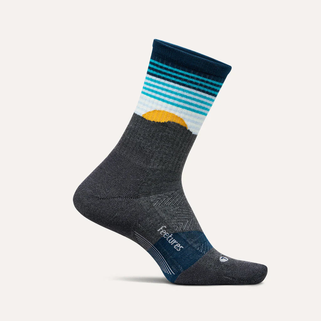 Feetures Trail Max Cushion Mini-Crew Socks
