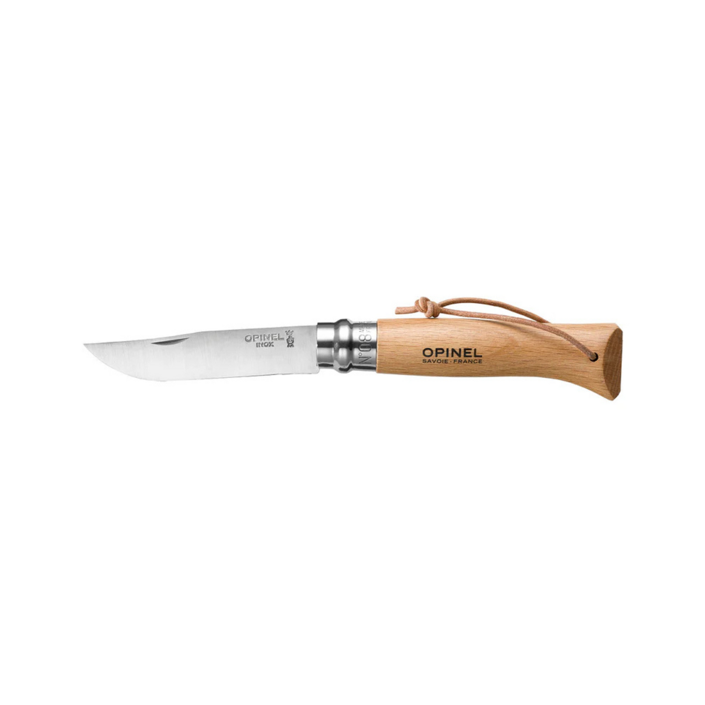 Opinel No8 Stainless Steel Bushwhacker Folding Knife