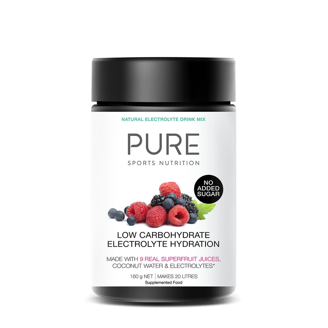 Pure Low Carb Electrolyte Hydration 160g