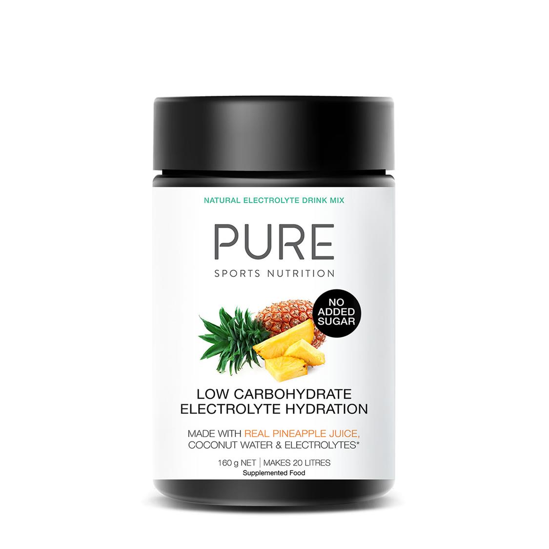 Pure Low Carb Electrolyte Hydration 160g