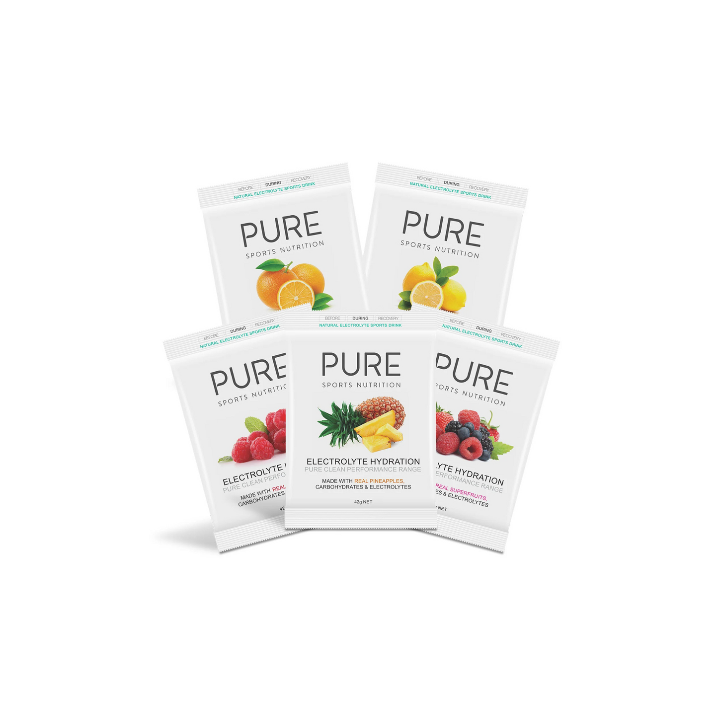 PURE Electrolyte Hydration Sachets 42g