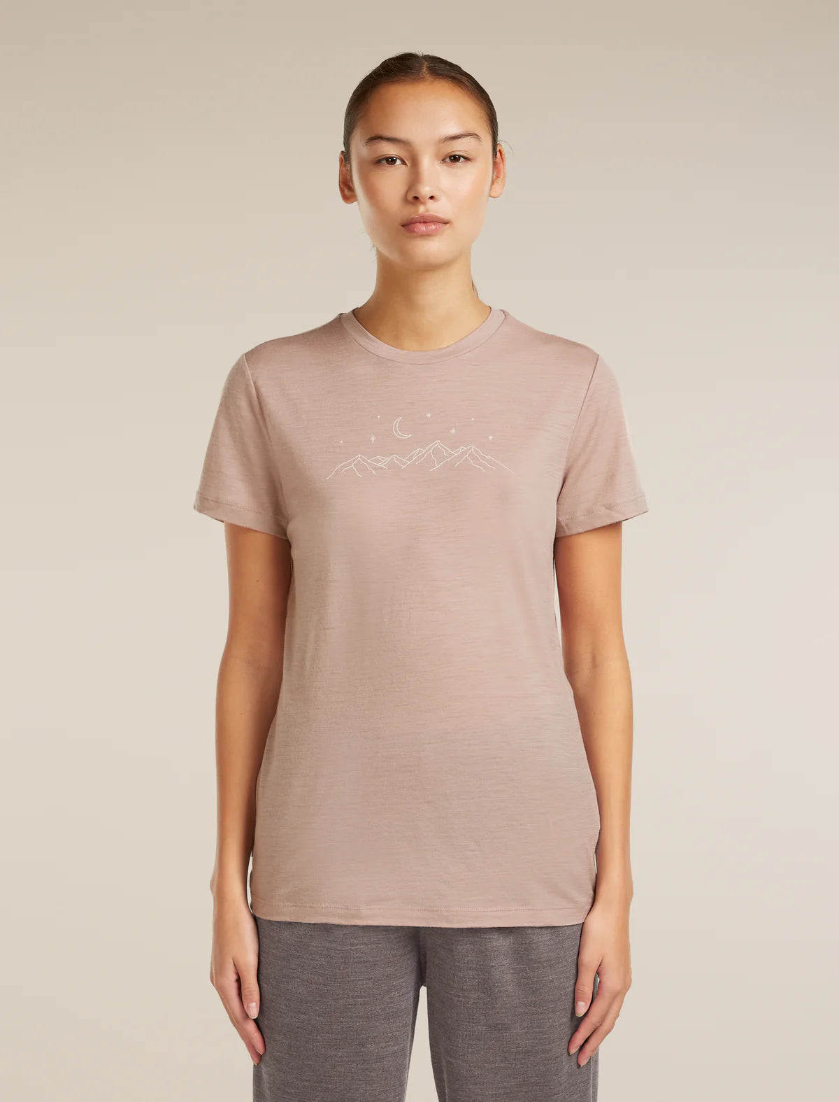 Icebreaker Women’s Merino 150 Tech Lite Short Sleeve T-Shirt Sparkling Stars