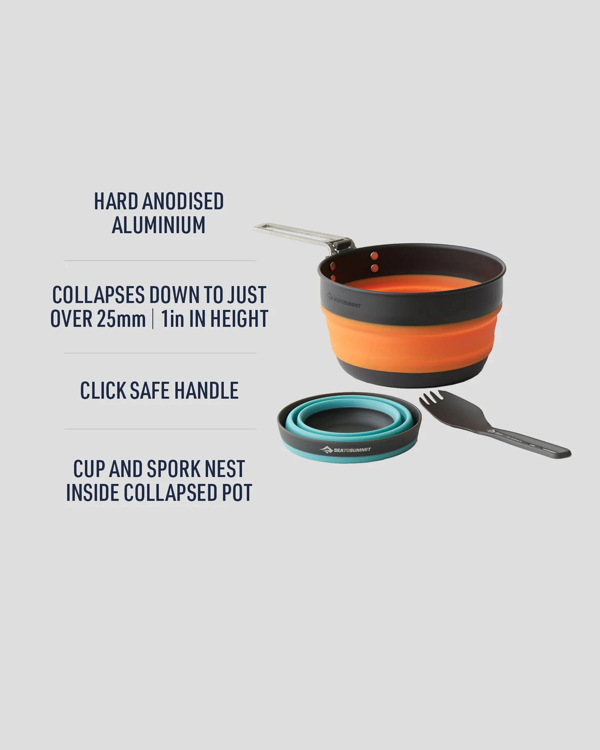 Sea to Summit Frontier Collapsible One Pot Cook set