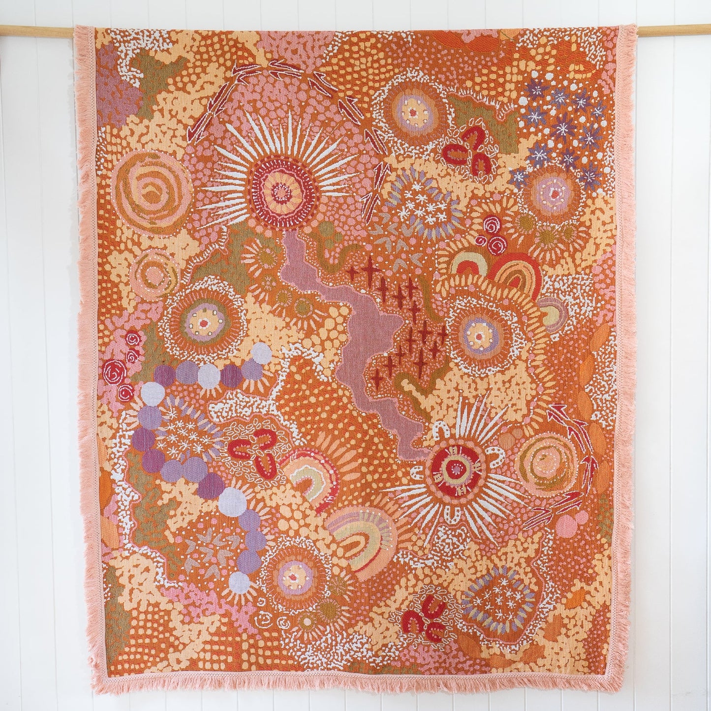 Salty Aura Throw Rugs