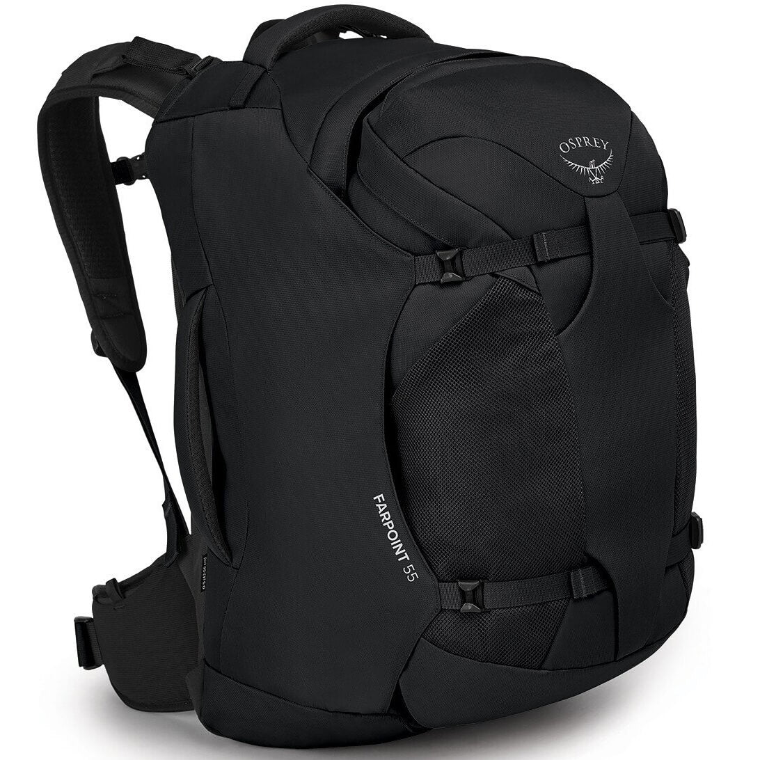 osp osprey black bag Osprey Farpoint 55 Travel Backpack – MD Outdoors