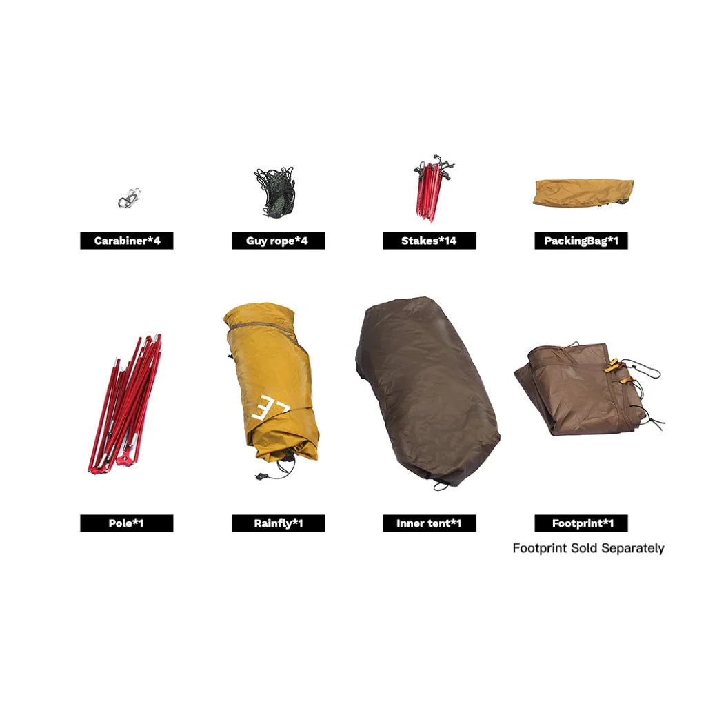 Firemaple Tropics 2 Person 3 Season Tent