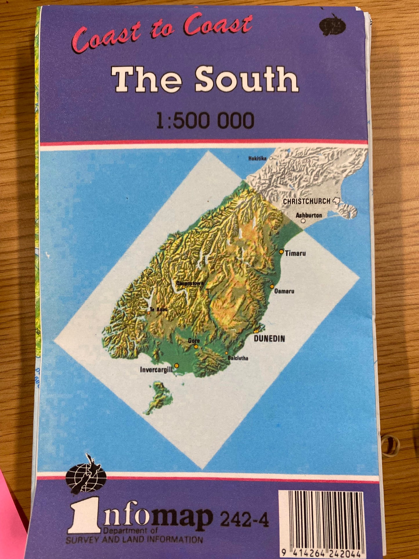 The South - South Island 1:500 000