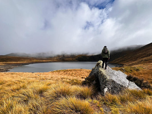 Hike up to Lake Sylvester and Sylvester Hut in the Kahurangi National Park