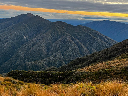 Hike up to Mt Brown Hut on the West Coast of New Zealand
