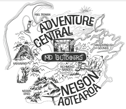 MD Outdoors Adventure Central Stickers
