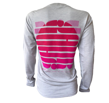 Yank Boyfriend Tee Long Sleeve Grey