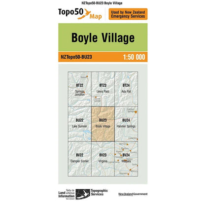NZ Topo50 Maps