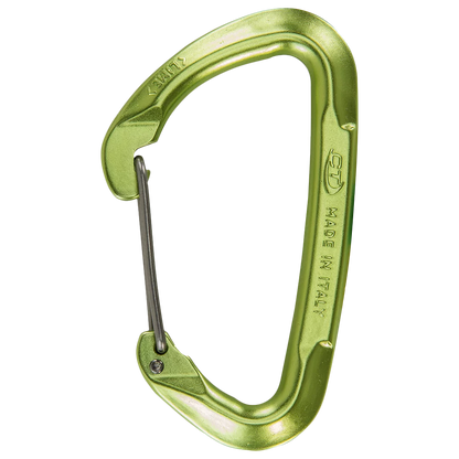 CT Lime Wire Bent Gate Carabiner