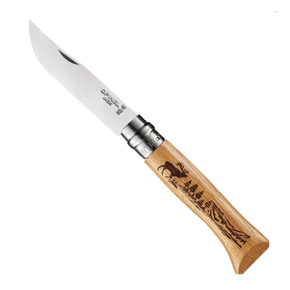 Opinel No.8 Animalia Stainless Steel Folding Knife