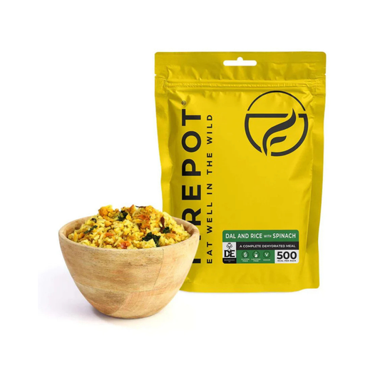 Firepot Meals - Dal and Rice with Spinach Regular