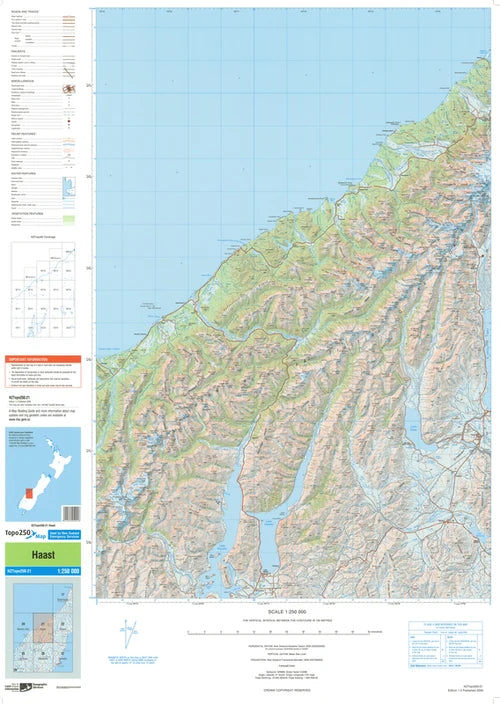 NZ Topo250 Maps