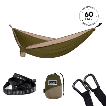 Nakie Recycled Hammock with Straps