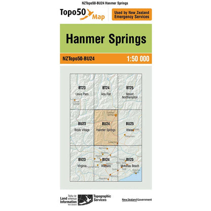NZ Topo50 Maps