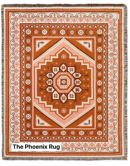 Salty Aura Throw Rugs