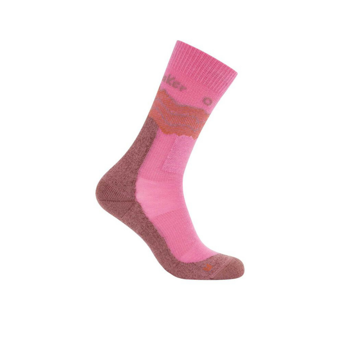 Icebreaker Merino Hike+ Medium Crew Across the Peaks - Women's