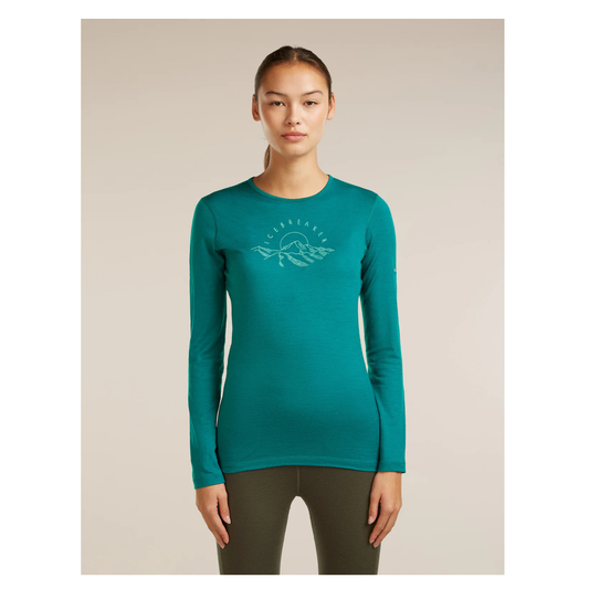 Icebreaker Merino 200 Oasis LS Crewe Sunrise Summit
