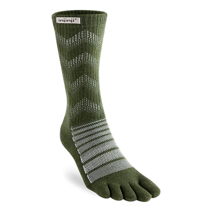 Injinji Performance Outdoor Midweight Crew Socks Merino