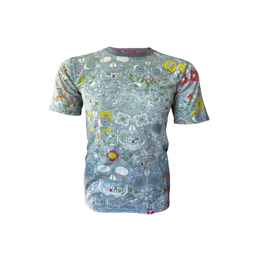 Yank Sugar Skull Merino Box Tee - Men's