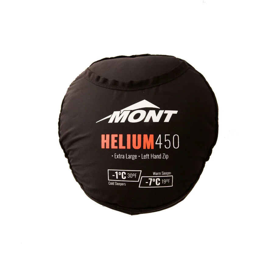 Mont Helium Mens 450 Sleeping Bag -1 to -7 degrees