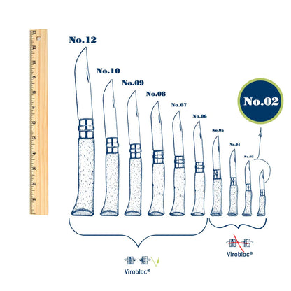 Opinel No.2 Carbon Steel Folding Knife