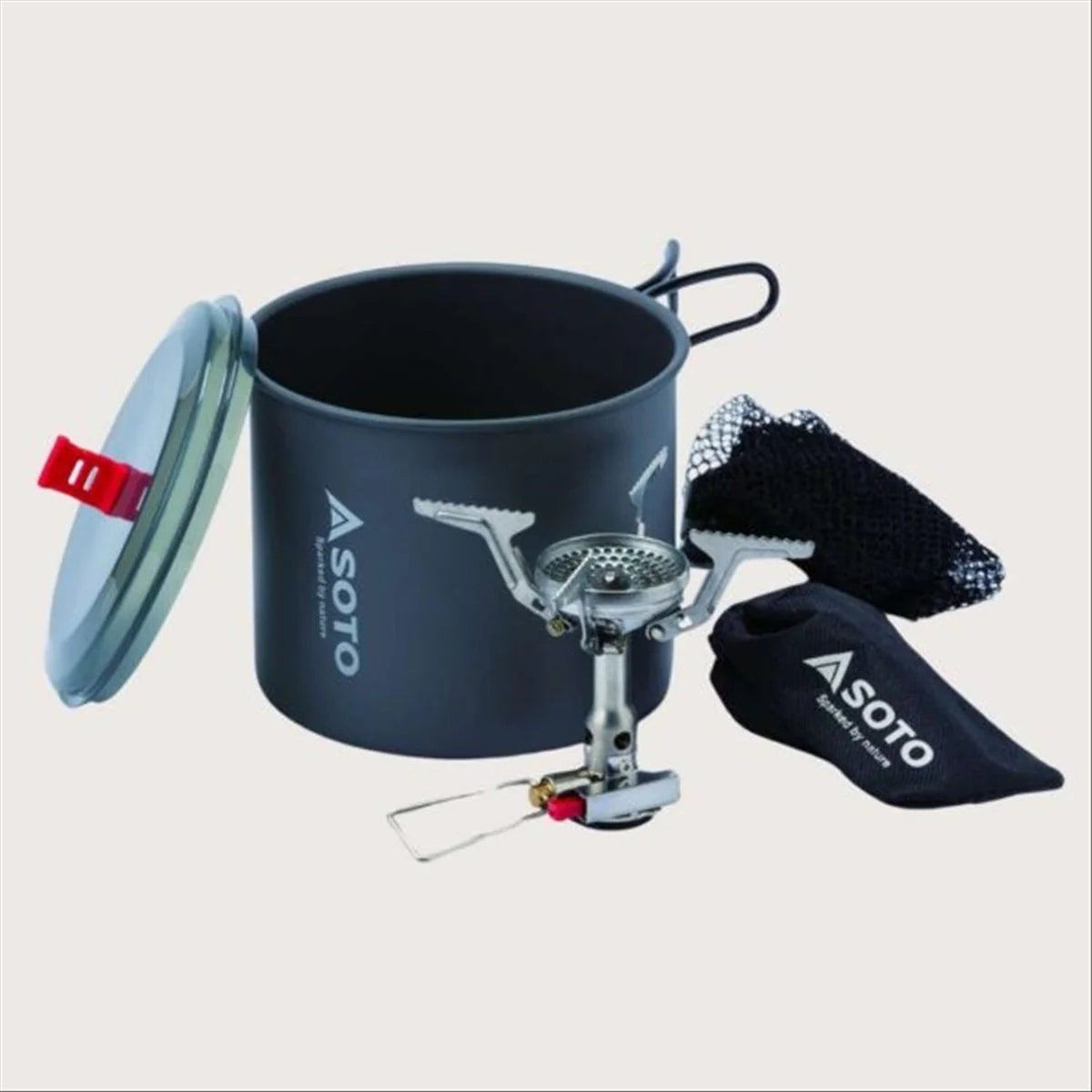 Soto Amicus Stove with Igniter + New River Pot Combo