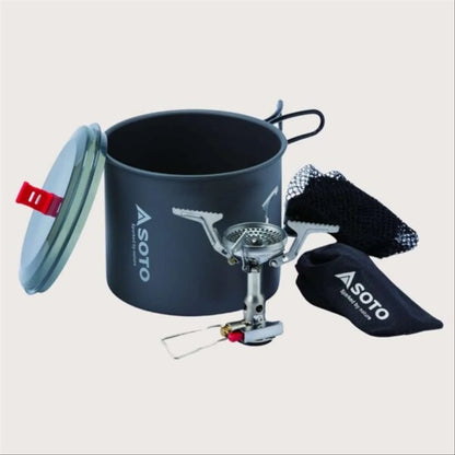 Soto Amicus Stove with Igniter + New River Pot Combo