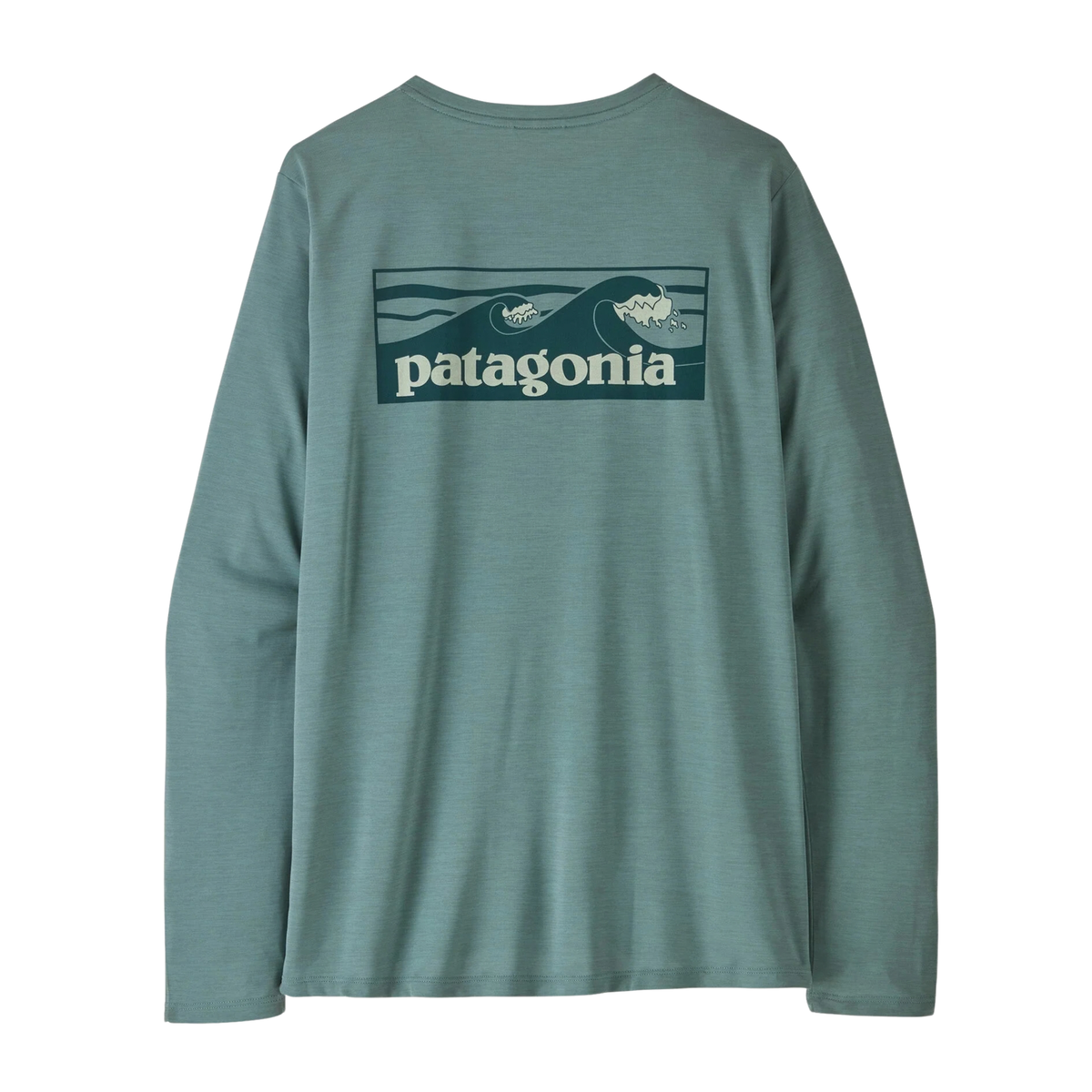 Patagonia Long-Sleeved Cap Cool Daily Shirt Boardshort Logo