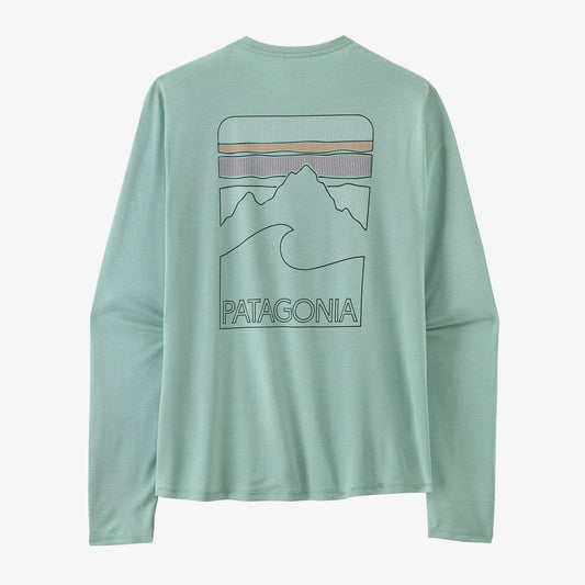 Patagonia Long-Sleeved Capilene® Cool Sun Shirt Peak Visions - Mens