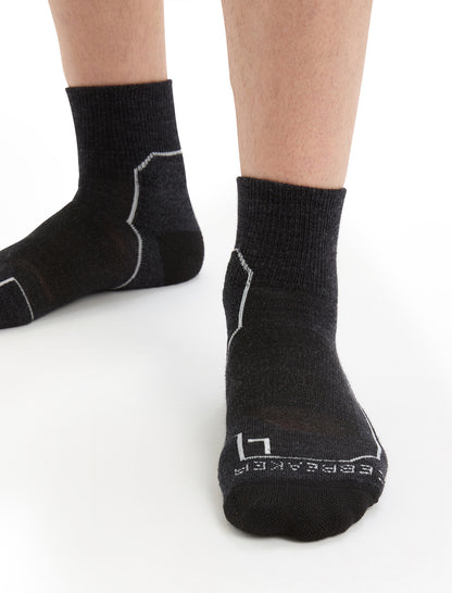 Icebreaker Hike+ Light Cushion Mini Crew Merino Socks - Men's