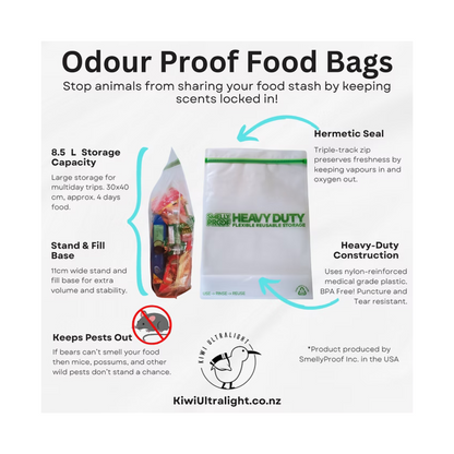 Kiwi Ultralight Food Odour Proof Bags