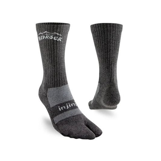 Injinji Bedrock Split Toe Sock - Crew