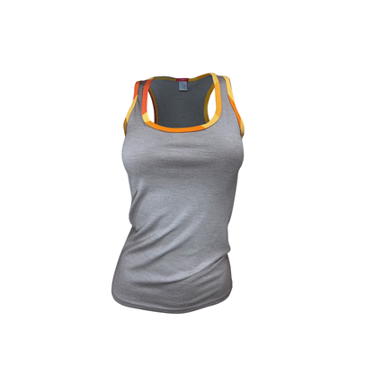 Yank Sunset Merino Singlet Clay - Women's