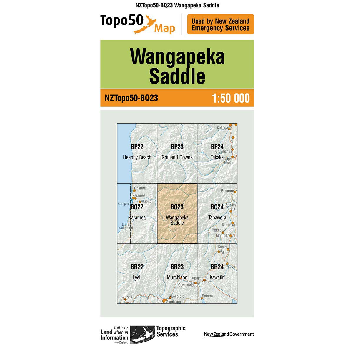 NZ Topo50 Maps
