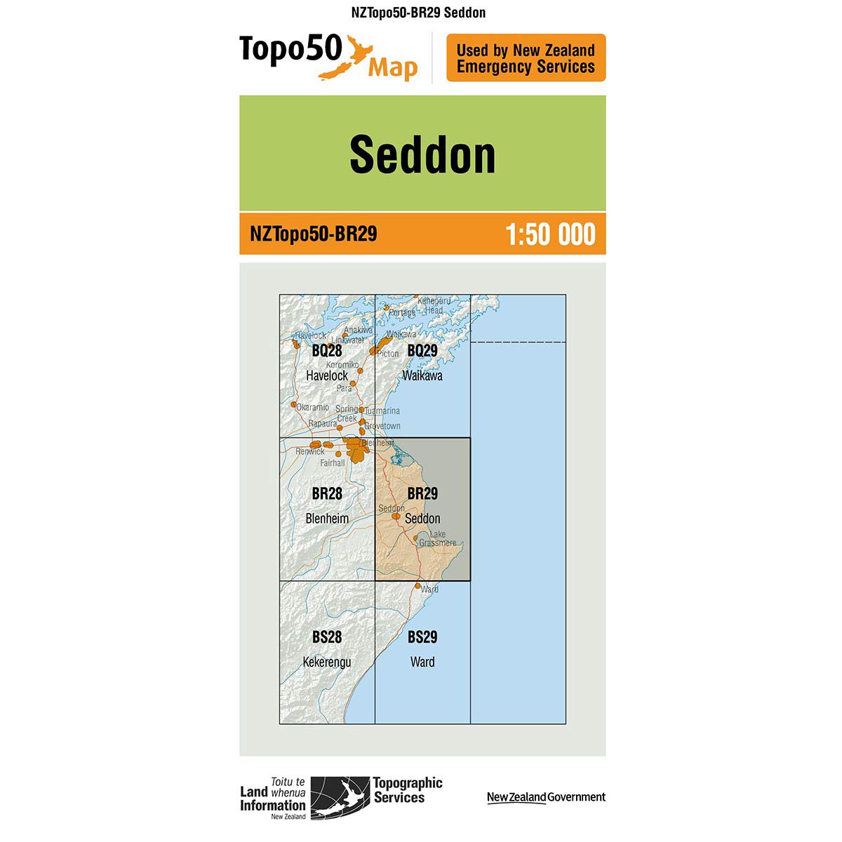 NZ Topo50 Maps