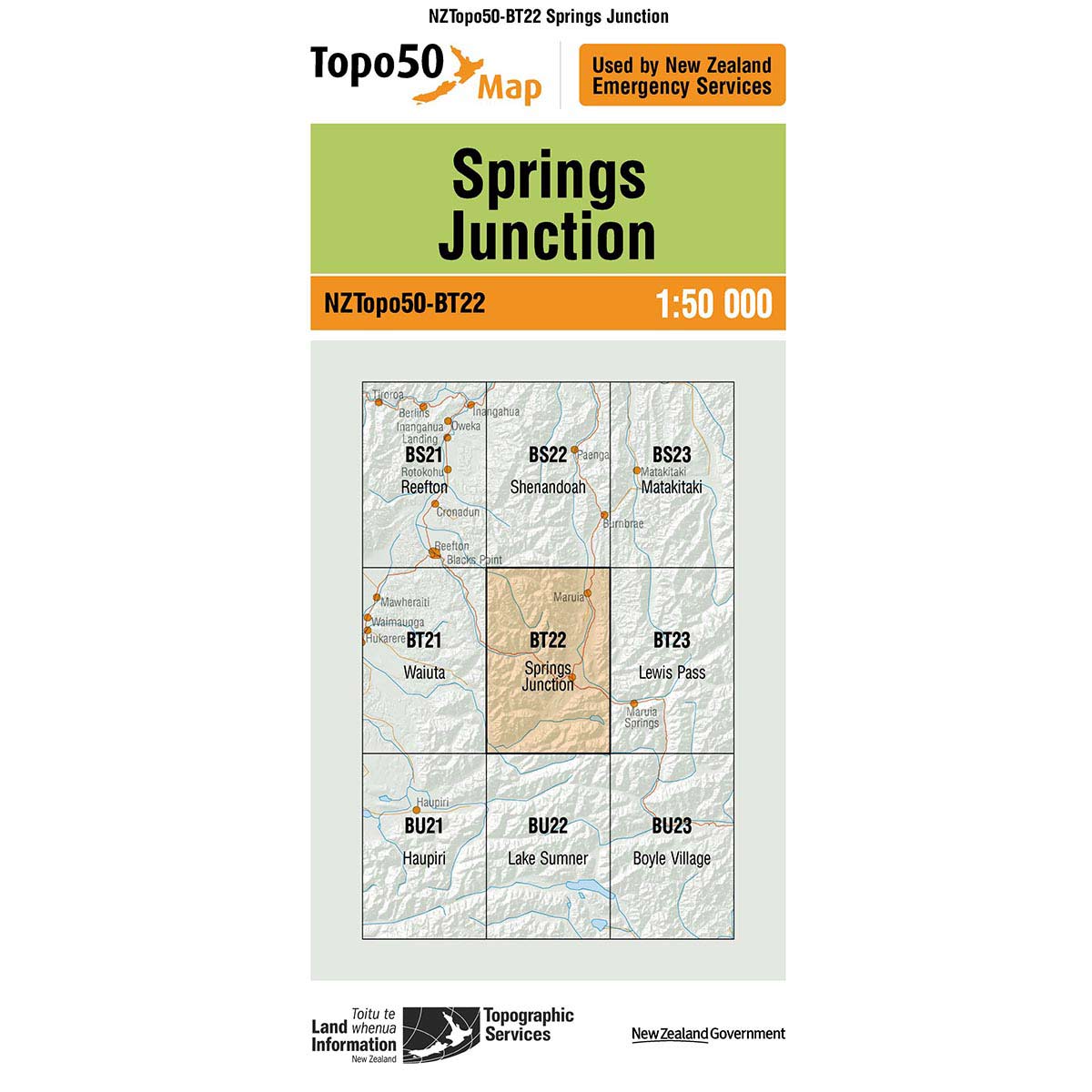 NZ Topo50 Maps