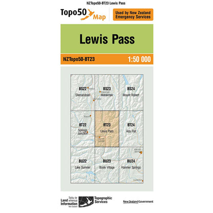 NZ Topo50 Maps