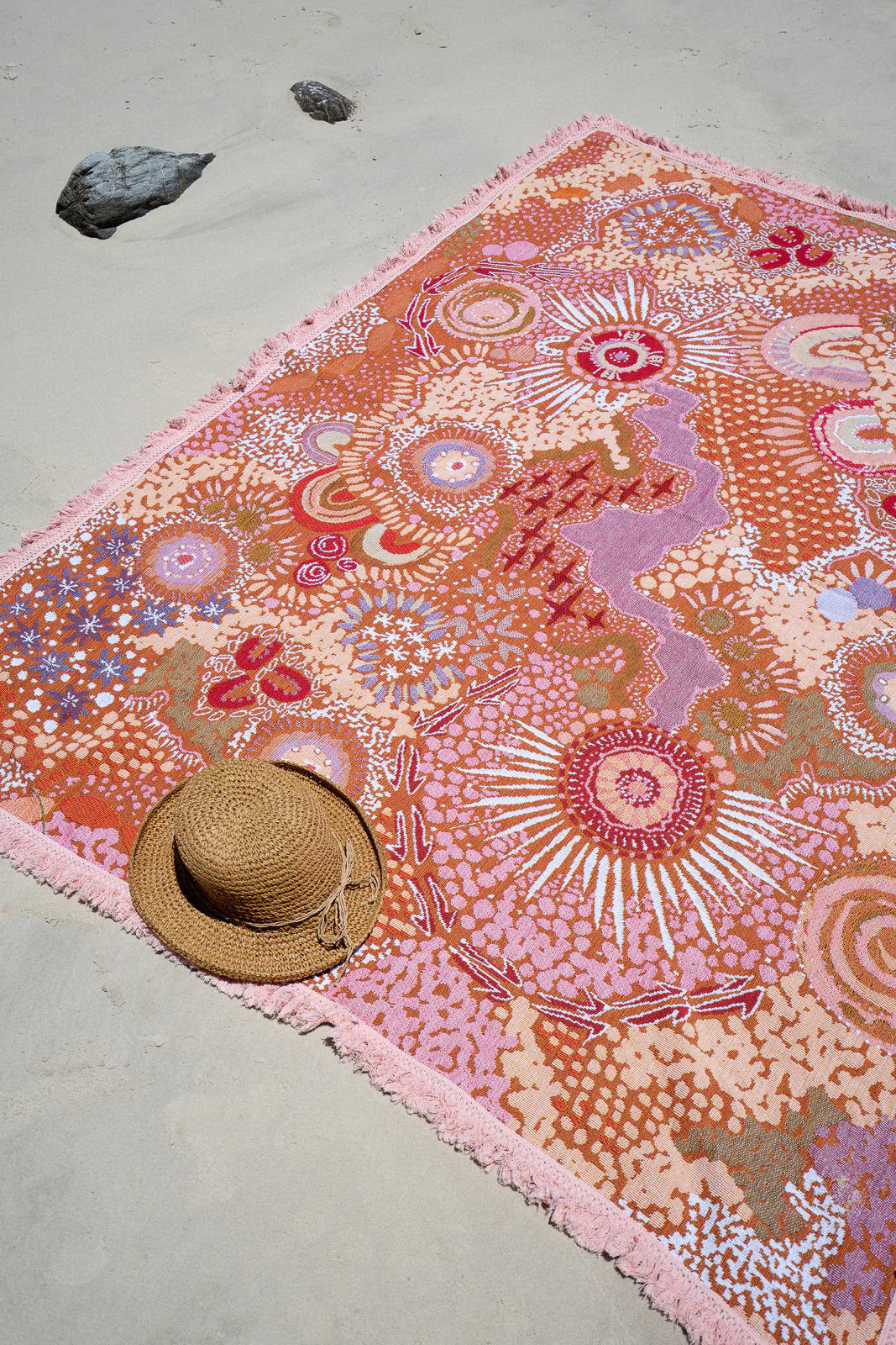 Salty Aura Throw Rugs
