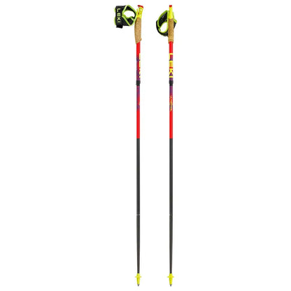 NEW 2026 Leki UltraTrail FX.One Trail Running Poles (Pair) - Red